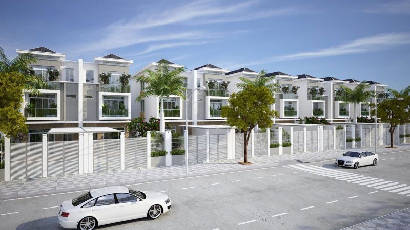 Kiến trúc nhà phố sang trọng Bình Dương