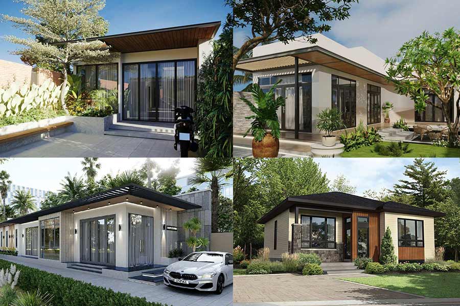 Nhà cấp 4 không gian mở