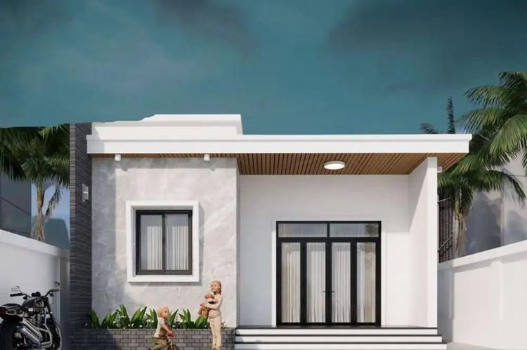 Nhà cấp 4 mái bằng 3 phòng ngủ