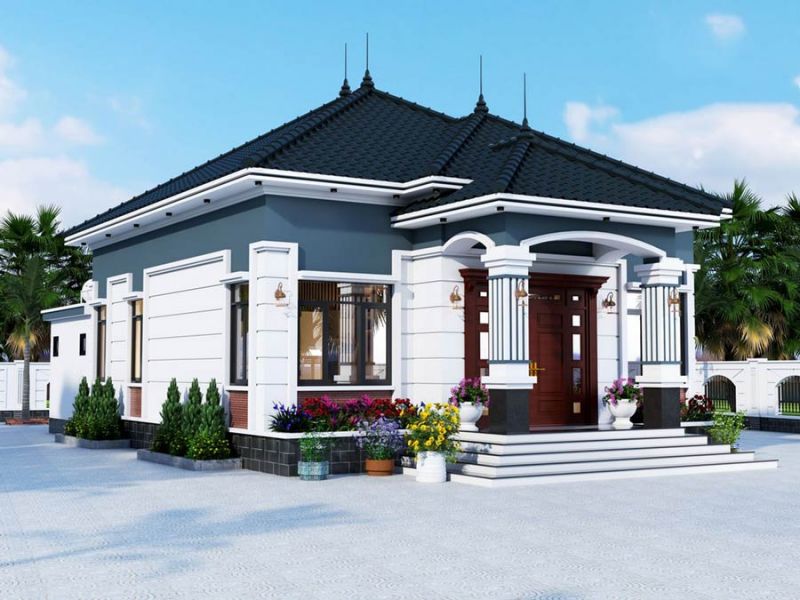 Thiết kế nhà 3 gian hiện đại thiet ke nha 3 gian hien dai