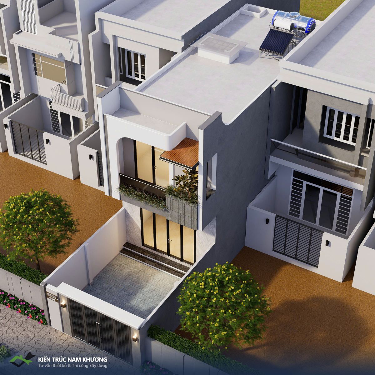 Thiết kế nhà 50m2 5x10
