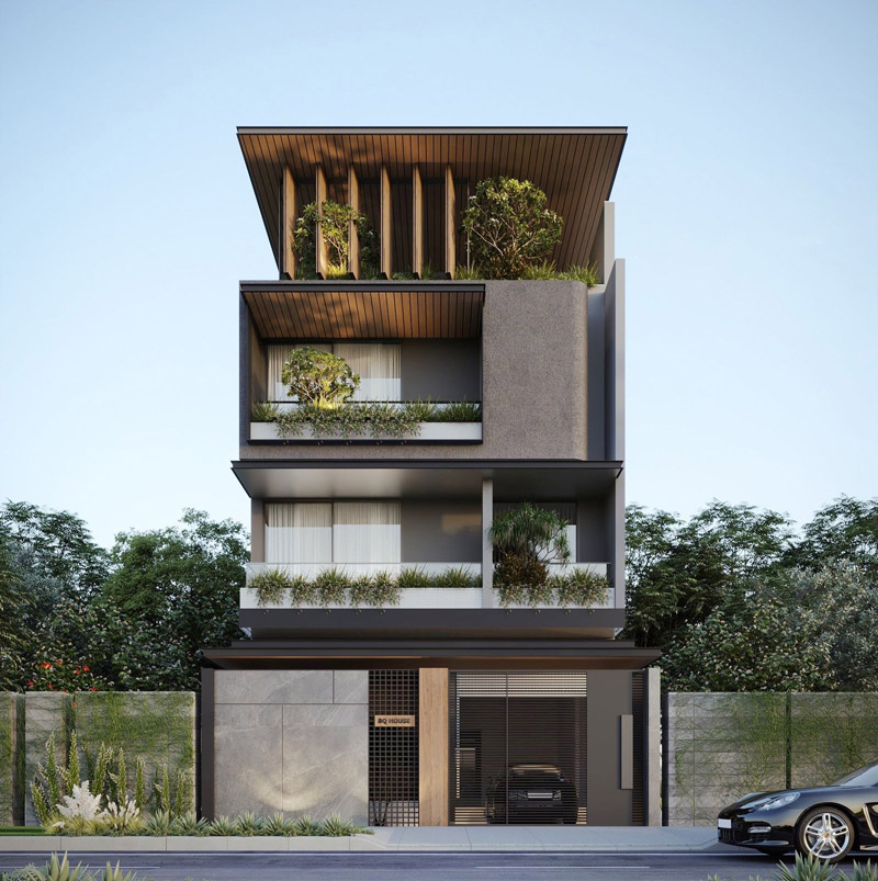 Thiết kế nhà phố Chánh Phú Hòa thiet ke nha pho chanh phu hoa