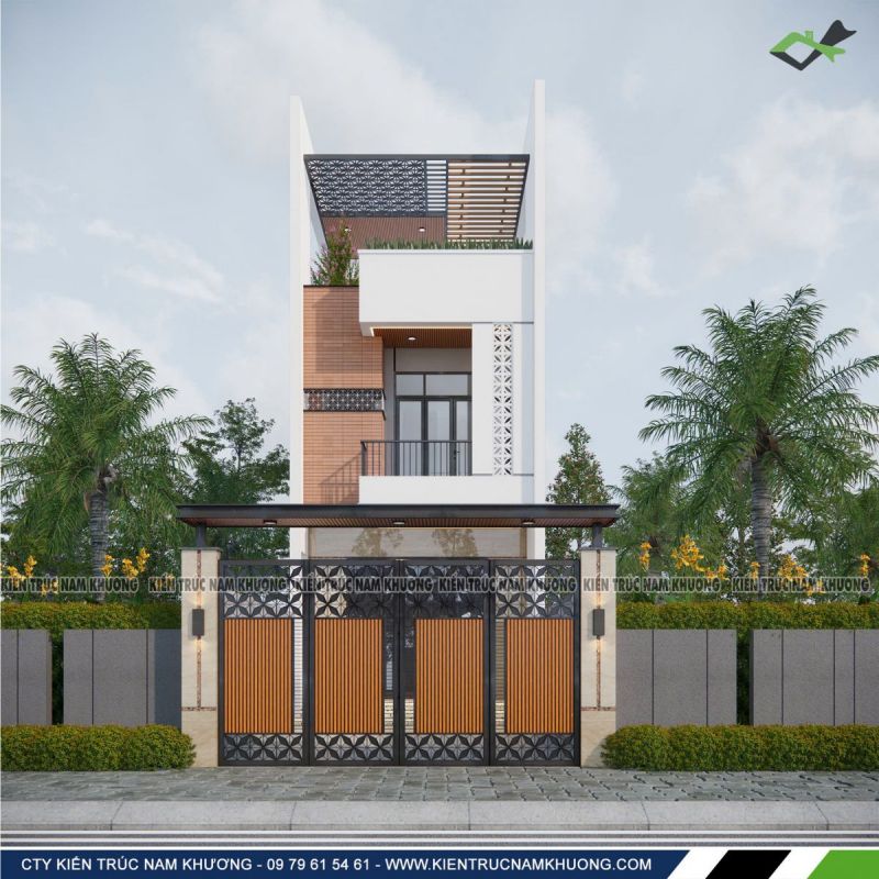 Thiết kế nhà phố Phú Hòa 