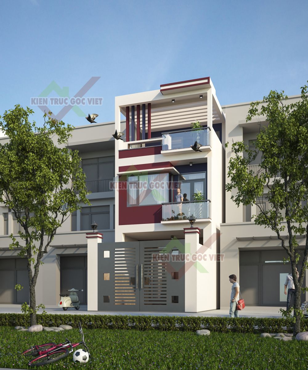 Thiết kế nhà phố tại xã Trung Lập Hạ – Củ Chi 
