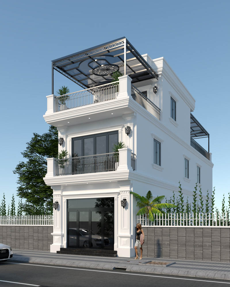 Thiết kế nhà phố Tân An 