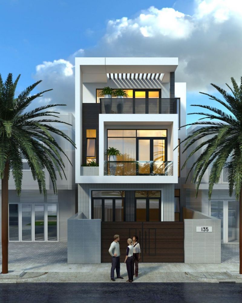 Thiết kế nhà phố Tân Phước Khánh 