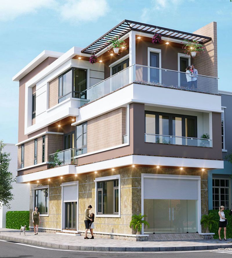 Thiết kế nhà phố Uyên Hưng