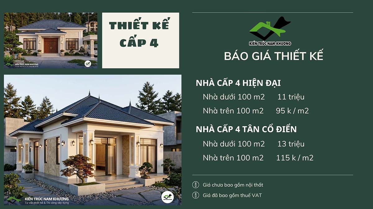 ưu đãi giá thiết kế