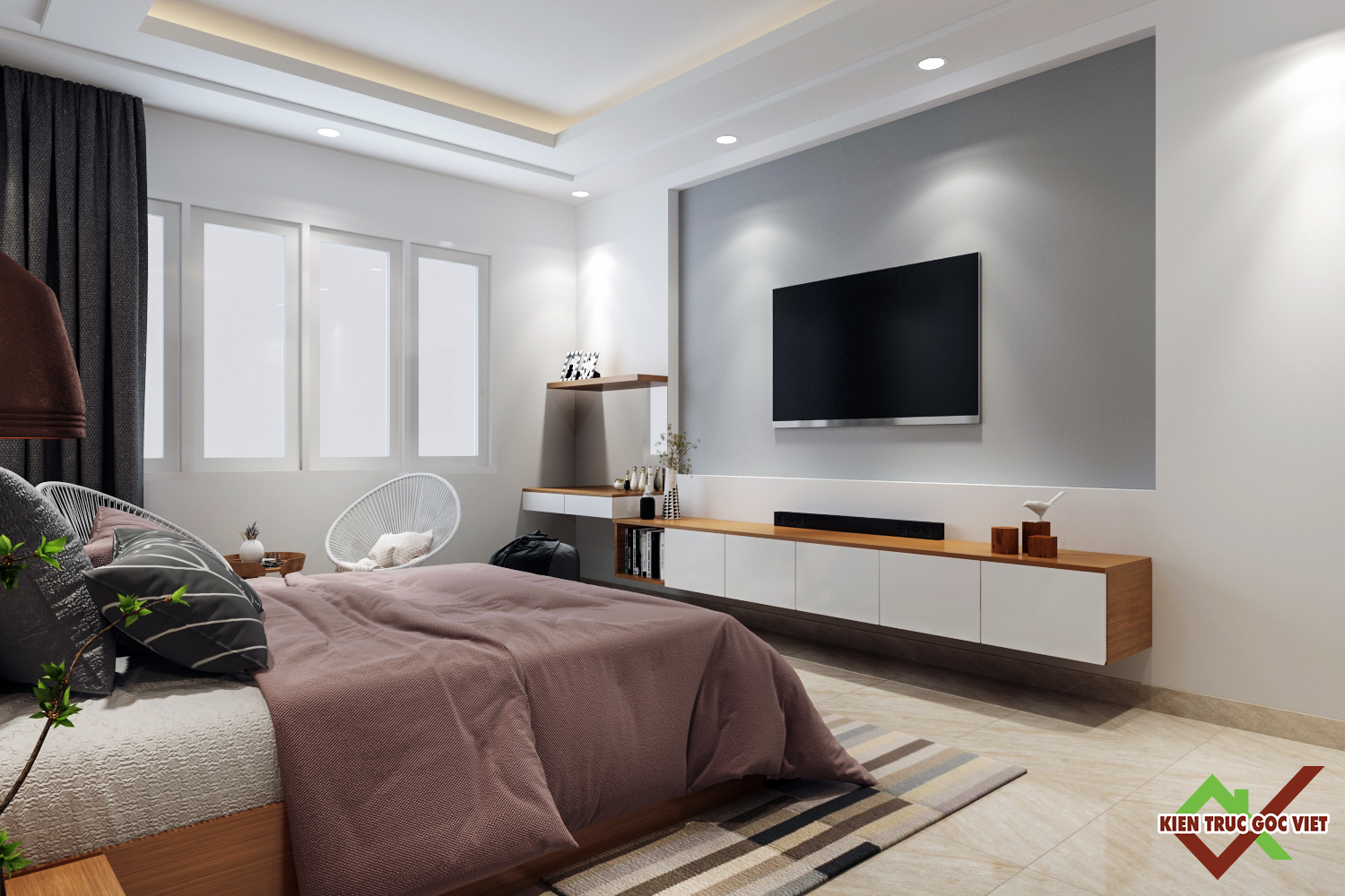 Nội thất phòng ngủ hiện đại