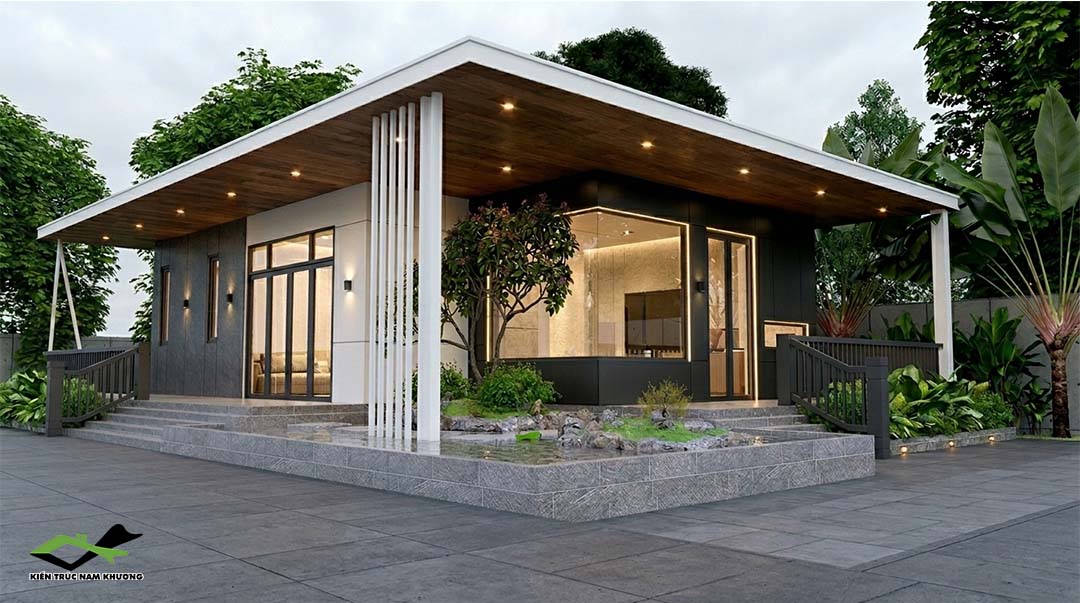 mẫu nhà cấp 4 hiện đại