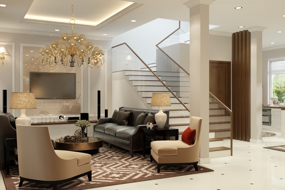 Thiết kế nội thất tân cổ điển