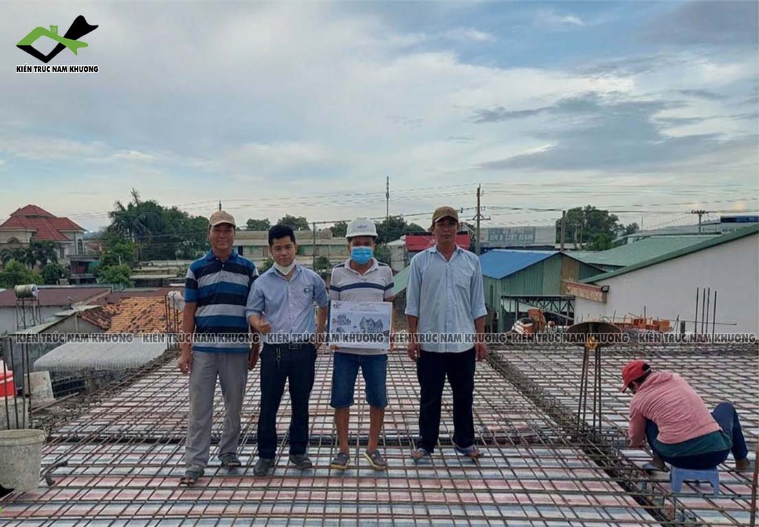 Giám sát thi công thép sàn lầu cho Biệt Thự