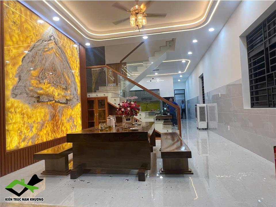 Phòng khách của căn nhà 